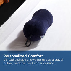Tempur-Pedic coussin utilisé sous la nuque en avion pour meilleur alignement cervical