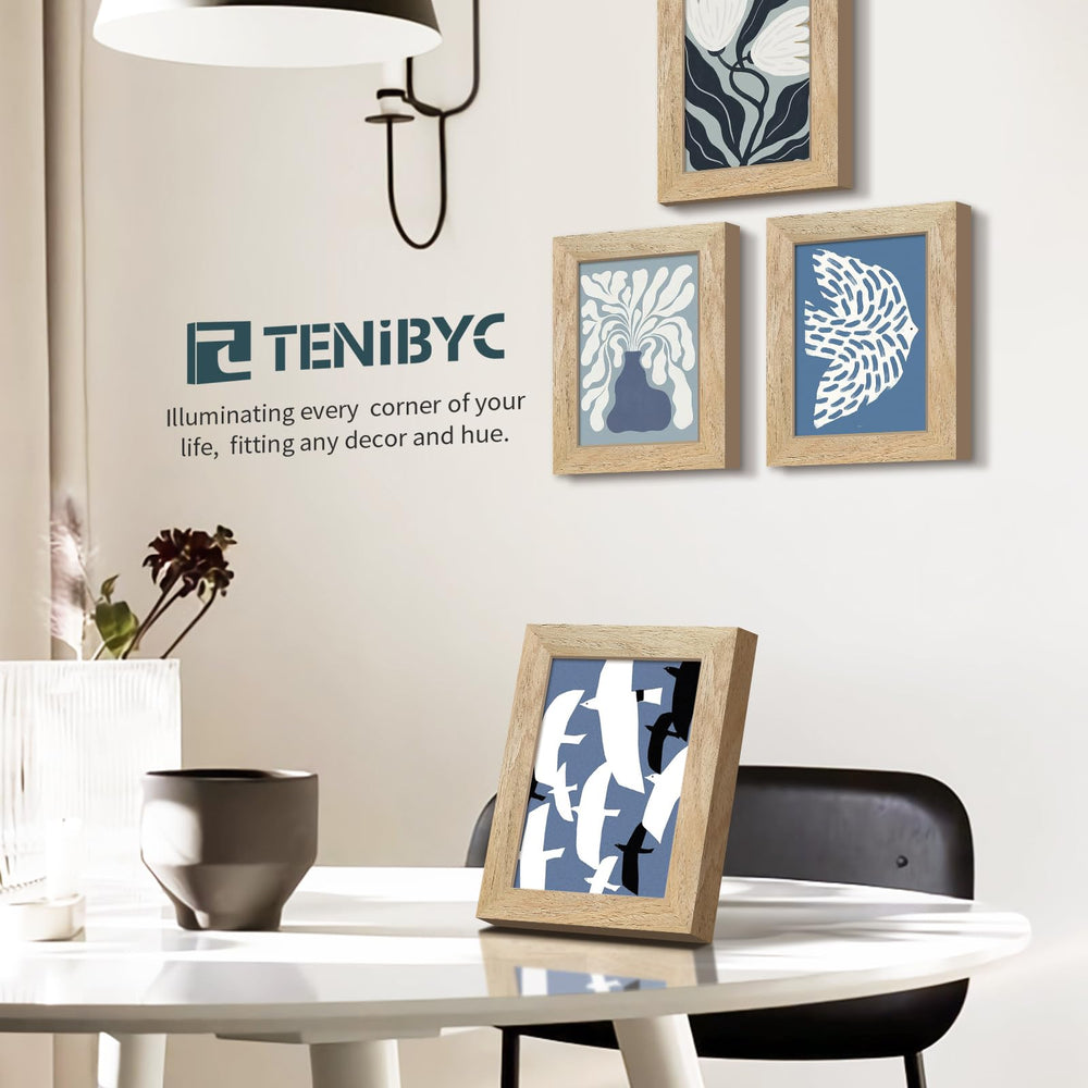 TENIBYC ensemble de 4 cadres 5x7 pour une présentation coordonnée