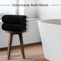 Tens Towels serviette déployée 35x70 pouces démontrant grande couverture