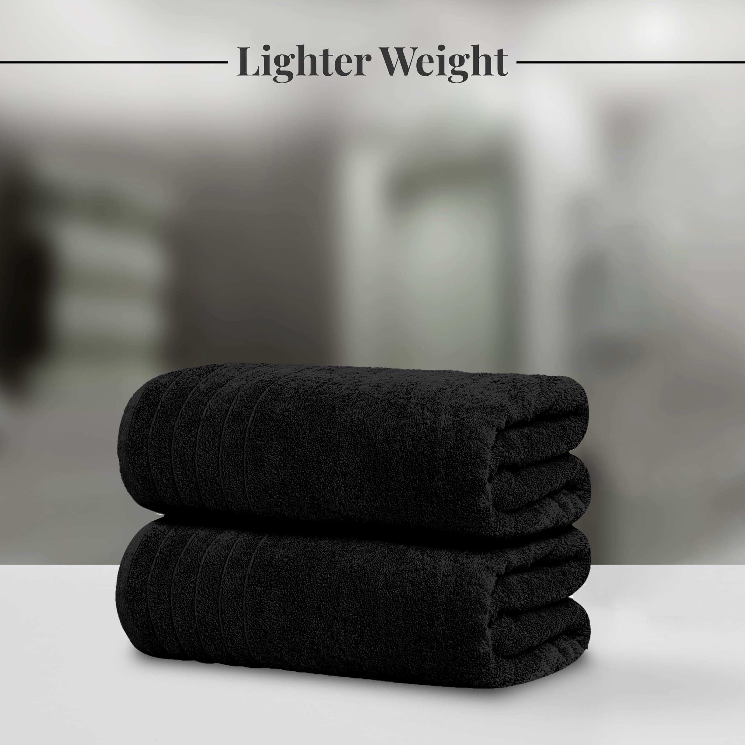 Tens Towels gros plan sur la texture en coton super fin offrant douceur