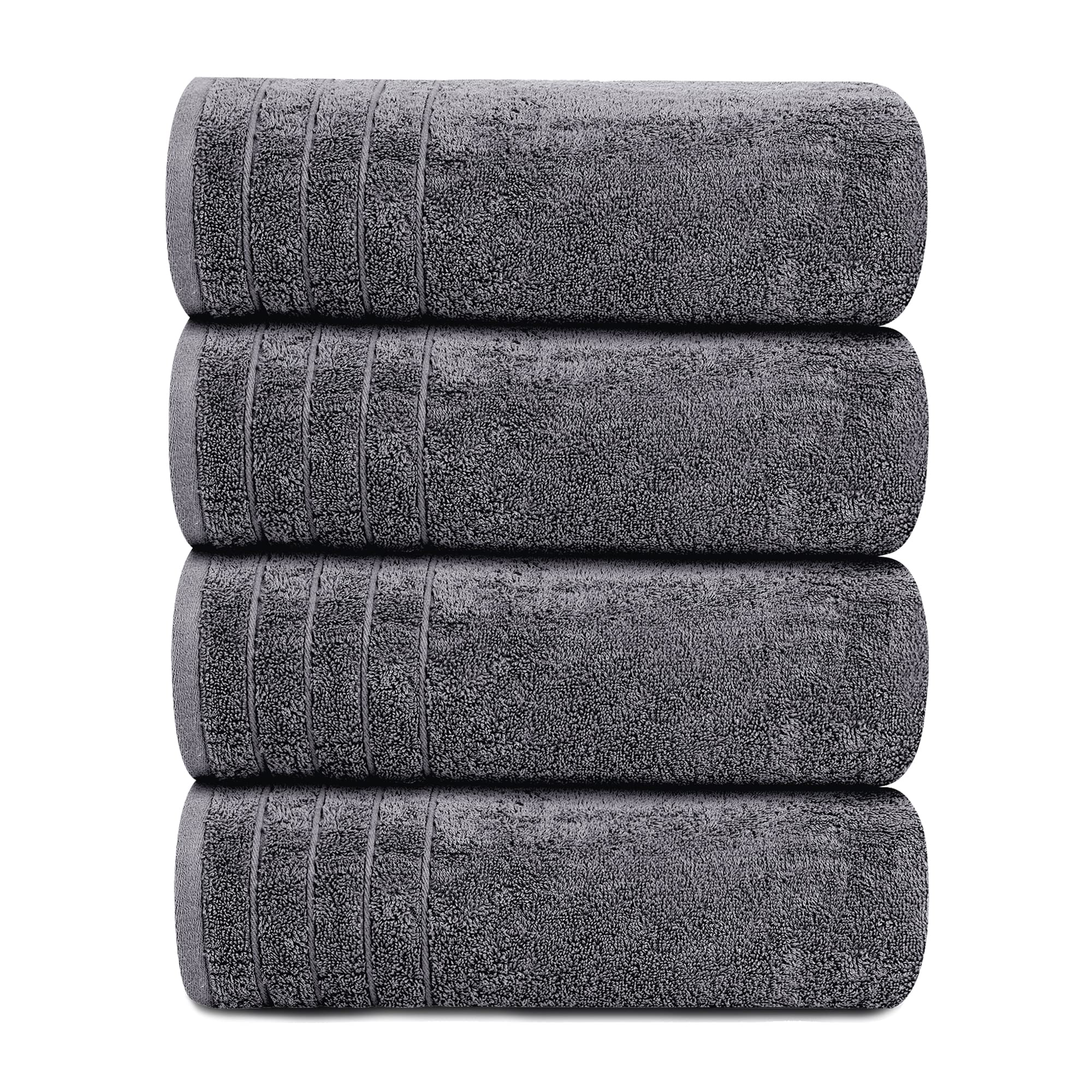 Tens Towels posées sur carrelage de salle de bain pour style