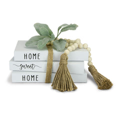 TenXVI Designs livre blanc face visible offrant accent farmhouse chaleureux