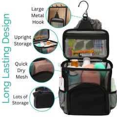 TERRA HOME caddy avec quatre flacons pleine taille bien rangés