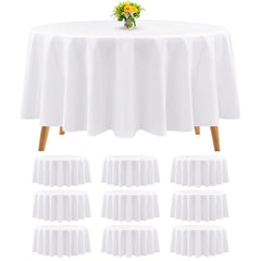Teruntrue nappe ronde blanche face avant élégant et pratique