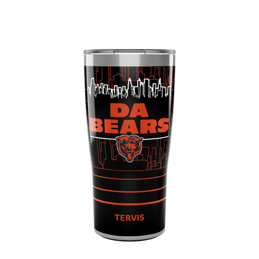 Tervis gobelet Chicago Bears face avant montrant le design officiel et visibilité