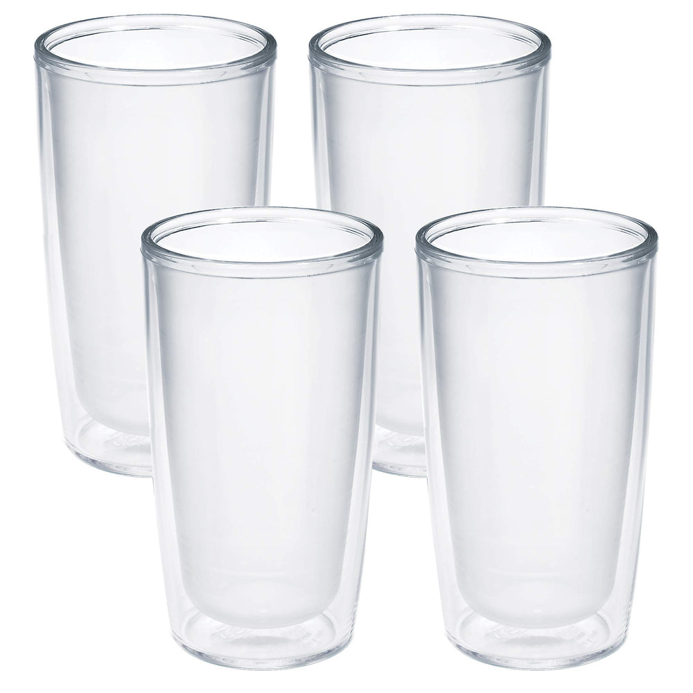Tervis vue avant pack de quatre gobelets transparents, praticité et style
