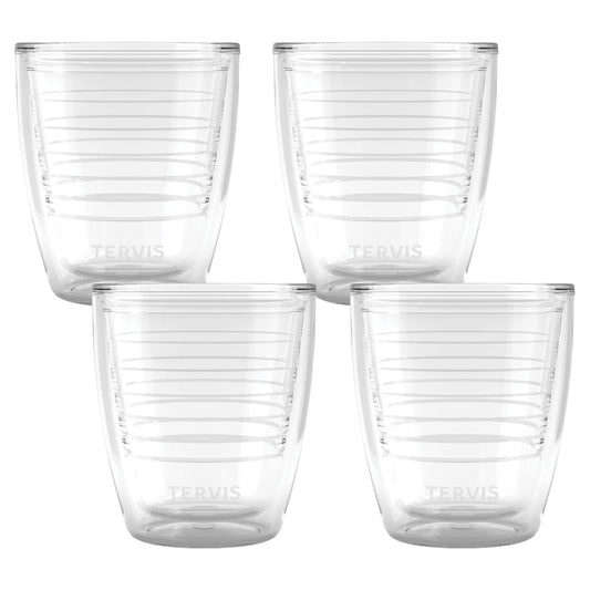 Tervis face avant transparent montrant design clair et praticité