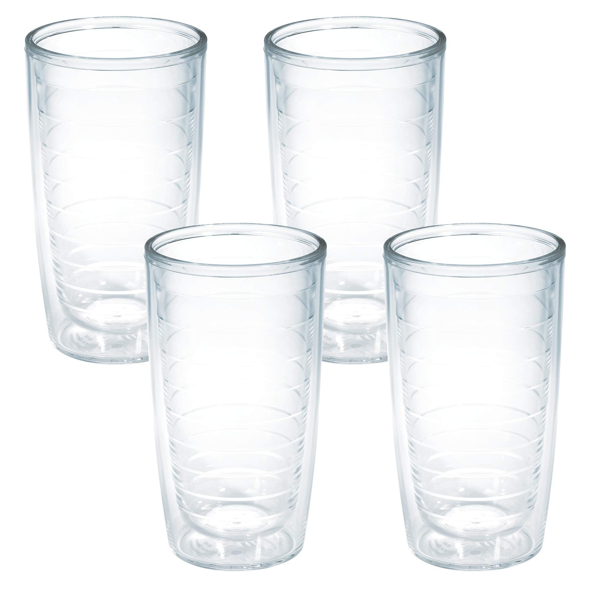 Tervis gobelet 16oz clair vu de face, isolant et esthétique