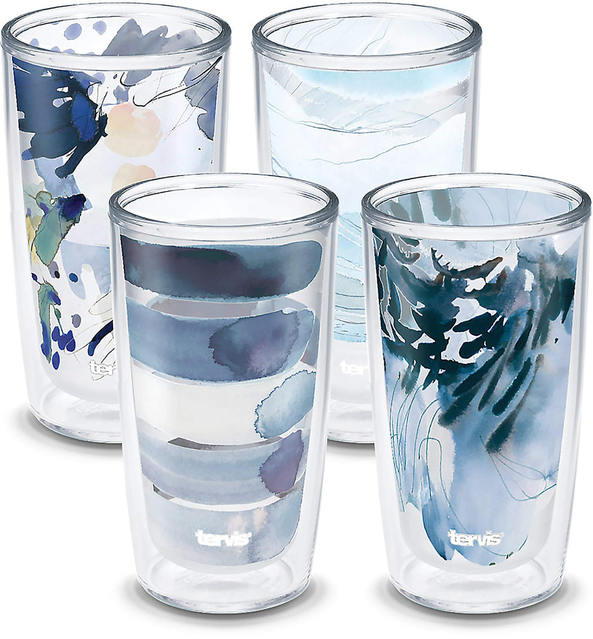 Tervis Kelly Ventura face avant montrant design bleu et finition résistante