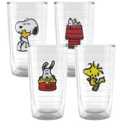 Tervis gobelets Peanuts face avant quatre motifs colorés, pratique et joyeux