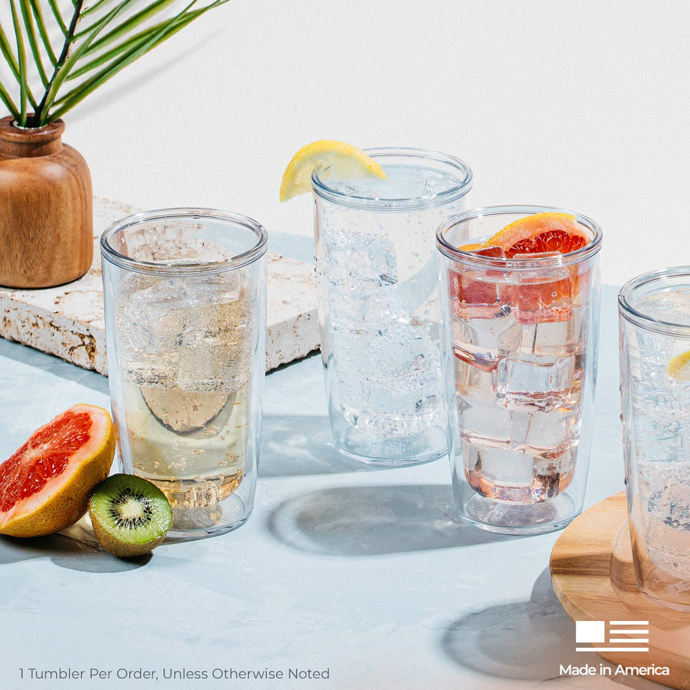 Tervis comparaison d’échelle pour visualiser capacité 16oz utile