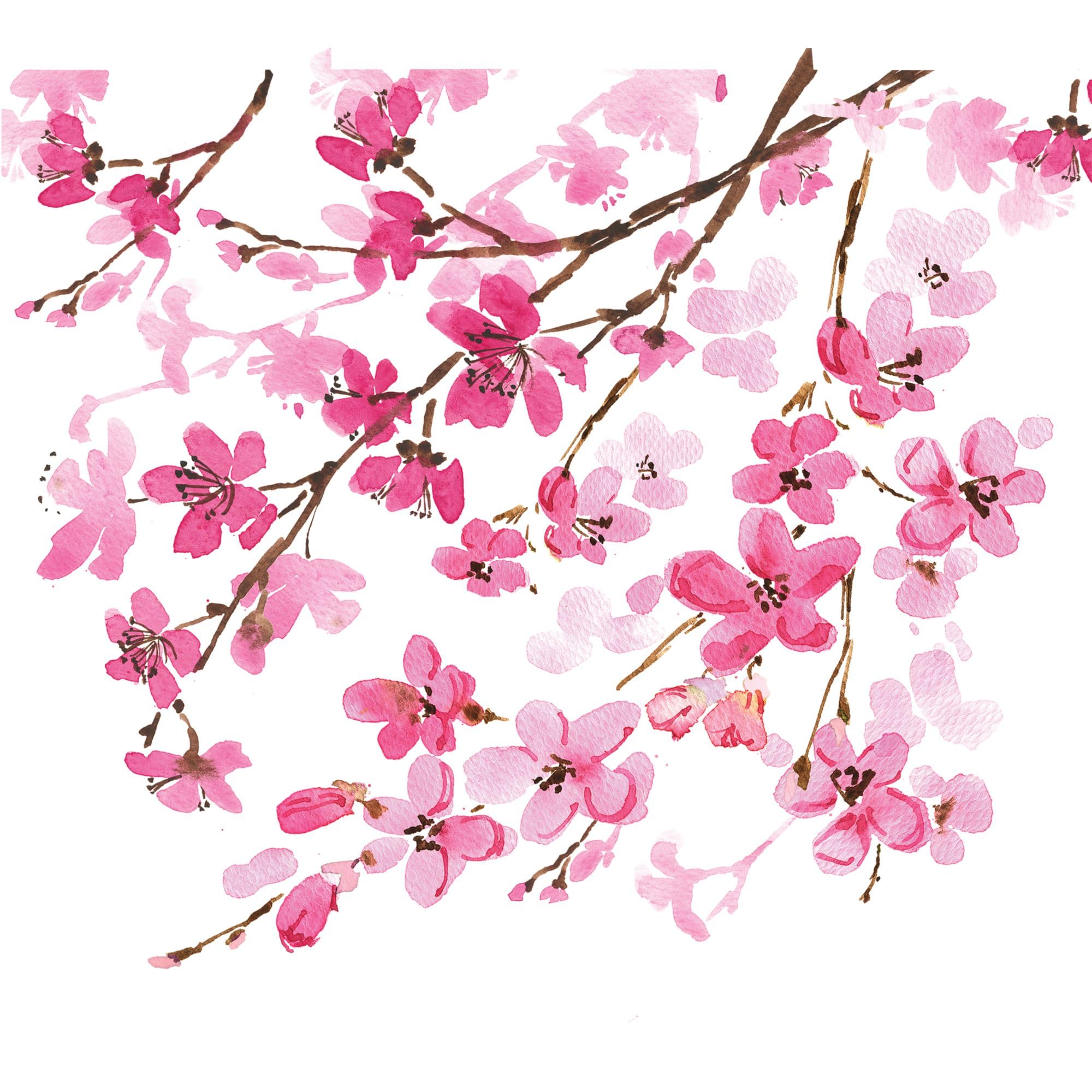 Gros plan motif Sakura sur Tervis montrant finition élégante et durable