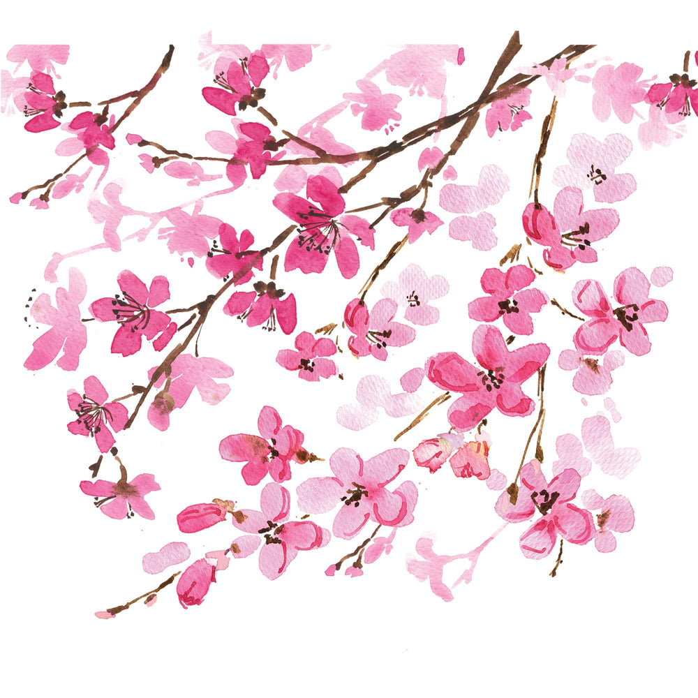 Gros plan motif Sakura sur Tervis montrant finition élégante et durable