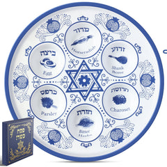 Tessco for you assiette de Seder face décor renaissance, élégance pour la table