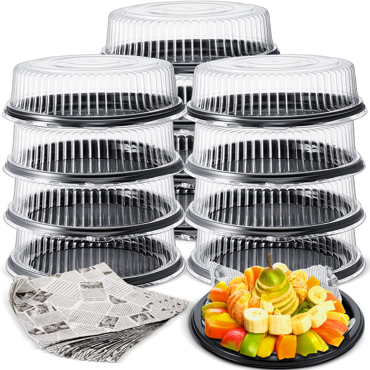 Tessco for you plateau avant paquet montrant lot de 12, prêt à servir