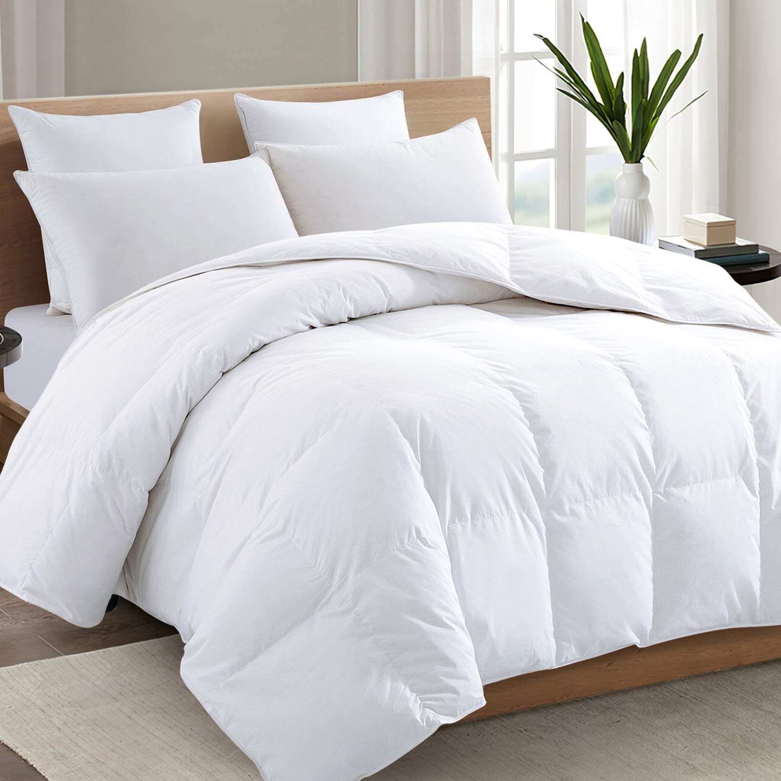 TEXARTIST vue avant de la couette King, aspect propre et confort visible