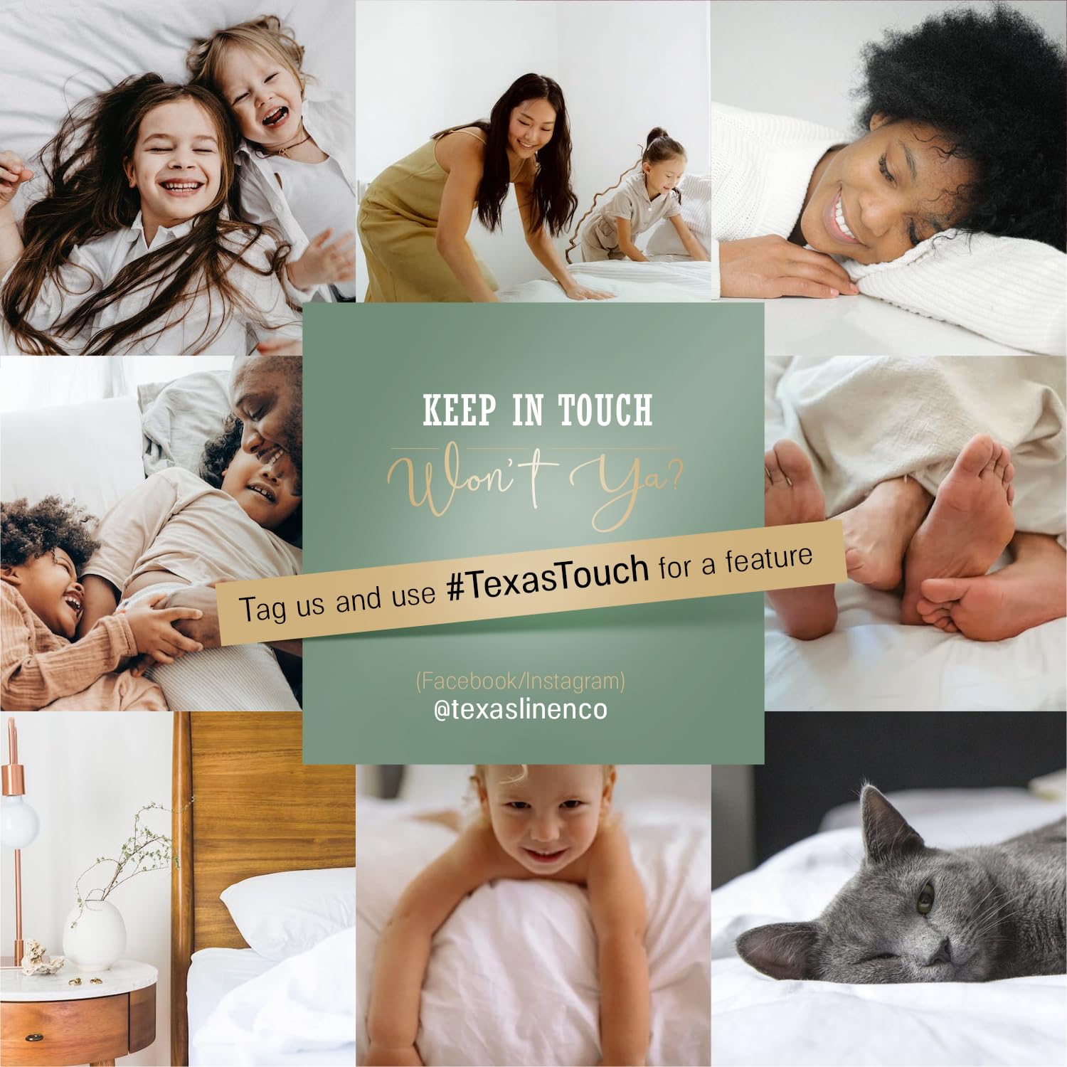 TEXAS LINEN CO. draps posés à côté d'un matelas, démonstration d'ajustement