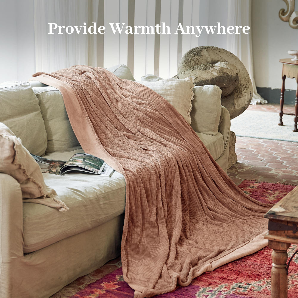 Texciting comparaison taille Queen montrant largeur et couverture ample