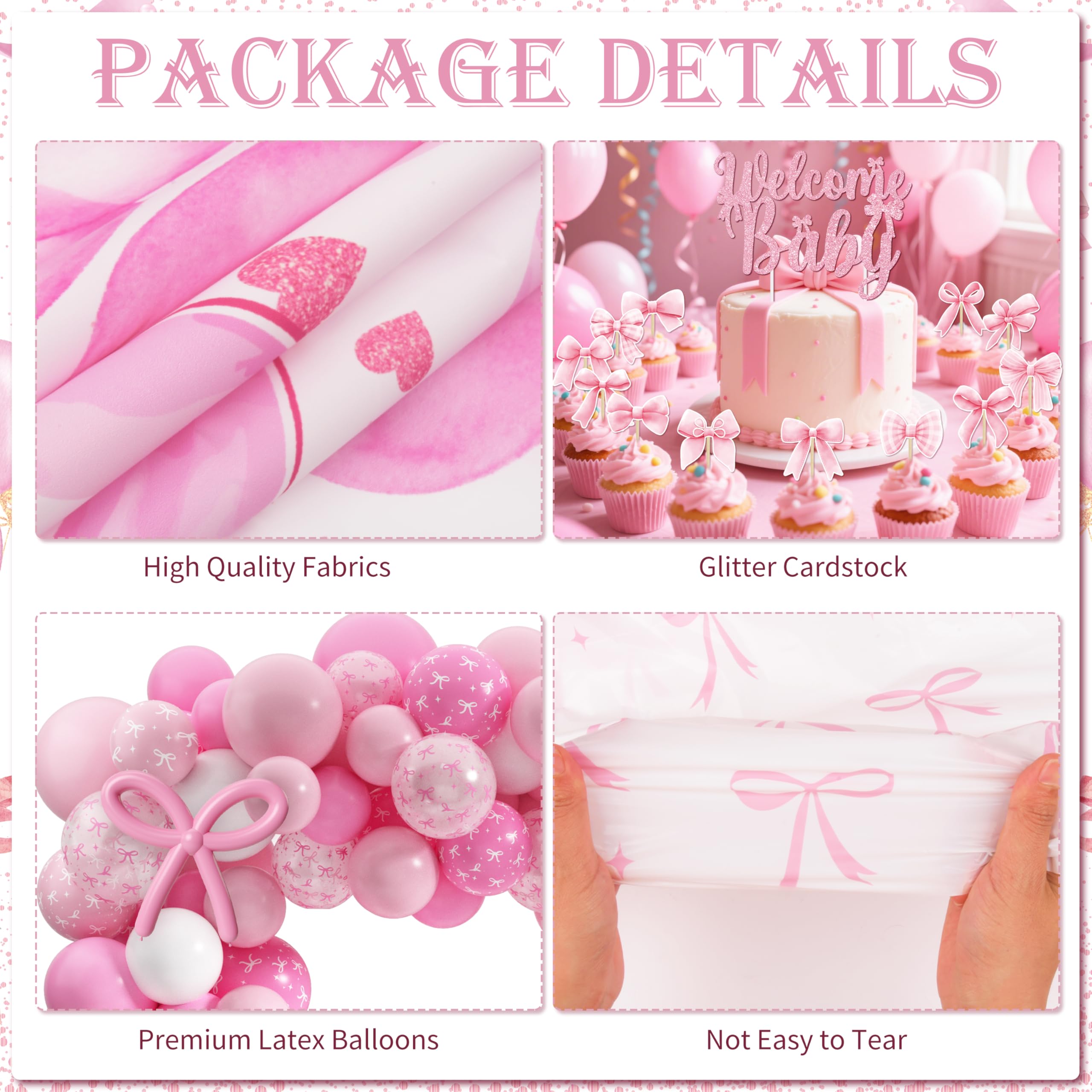 THAWAY arc de ballons rose installé décor photobooth attractif