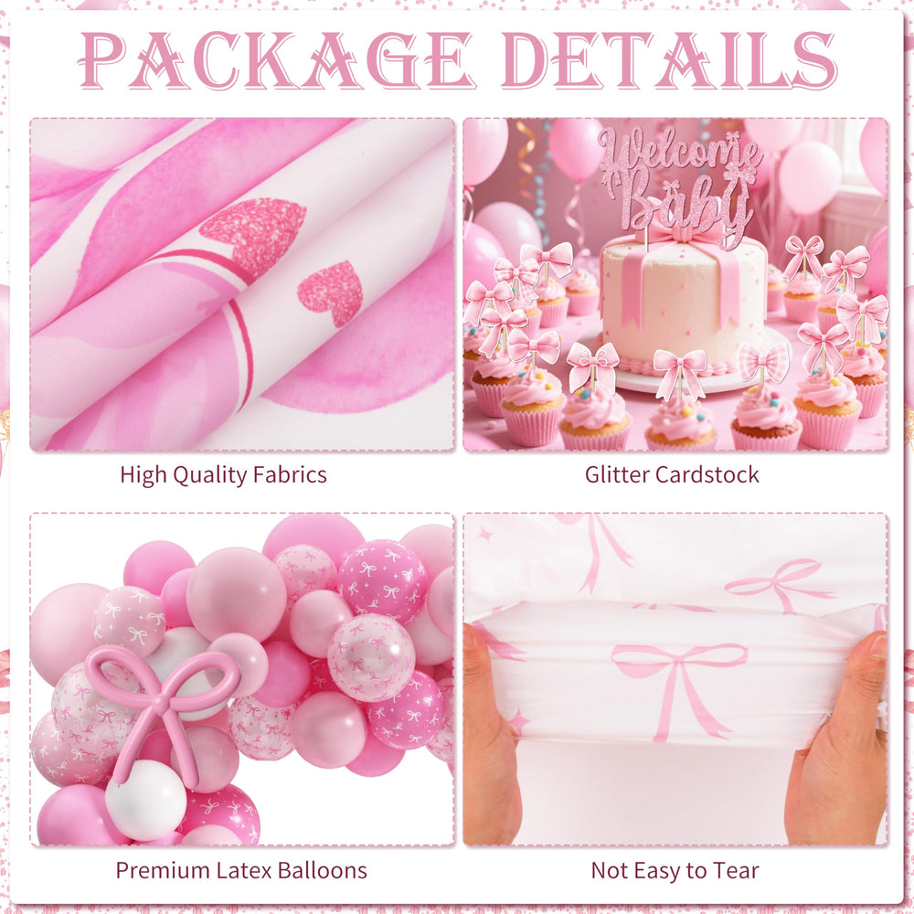 THAWAY arc de ballons rose installé décor photobooth attractif