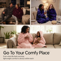 THE COMFY Dream détail poche et capuche rangement pratique