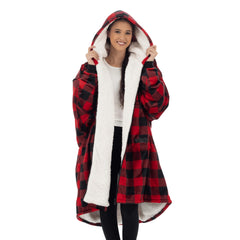 THE COMFY visage avant montrant coupe oversize et confort immédiat
