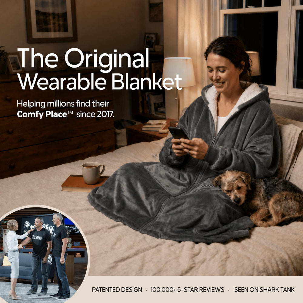THE COMFY gros plan doublure CloudSherpa, chaleur et douceur