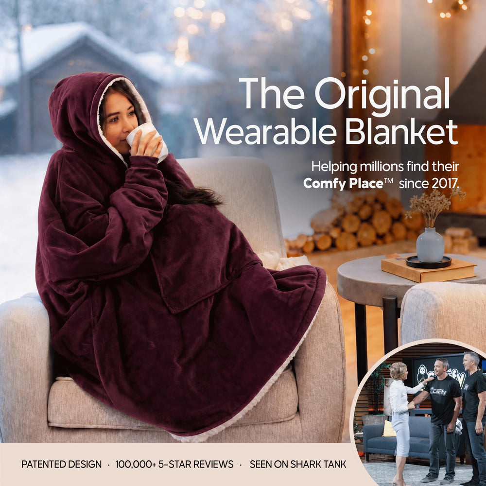 THE COMFY gros plan doublure CloudSherpa pour chaleur et douceur