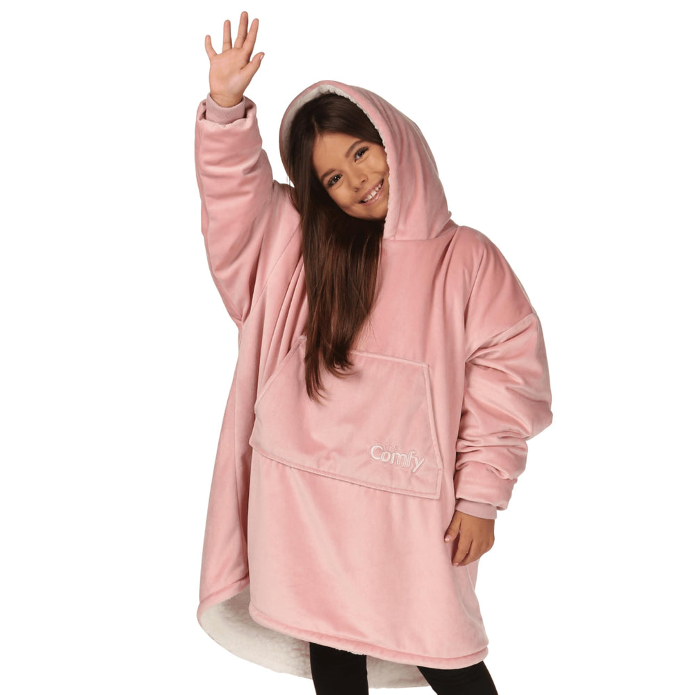 THE COMFY visage avant montrant coupe oversize et confort