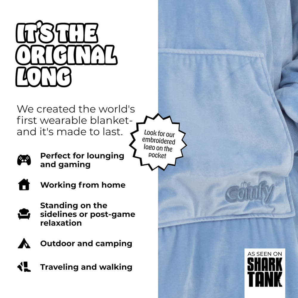 THE COMFY texture Sherpa en gros plan pour douceur et chaleur