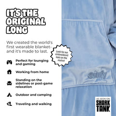 THE COMFY texture Sherpa en gros plan pour douceur et chaleur
