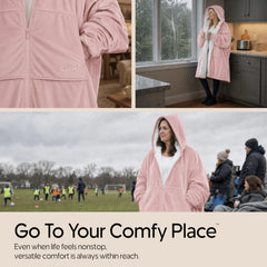 THE COMFY porté sur canapé pour détente et liberté de mouvement
