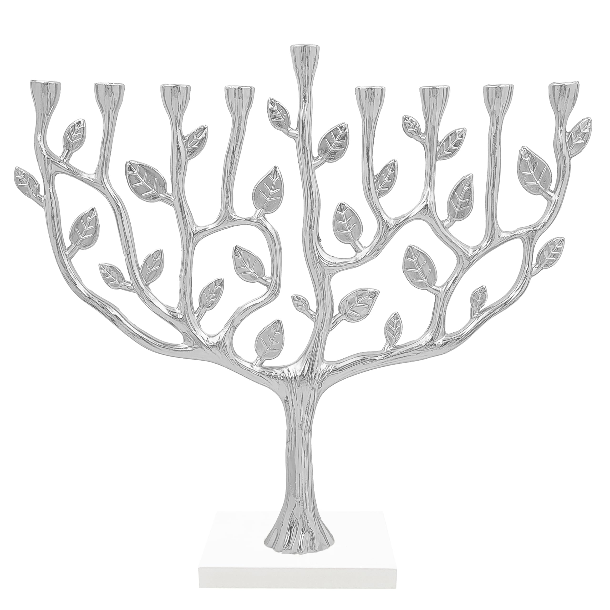 The Dreidel Company menorah vue avant montrant élégance et stabilité