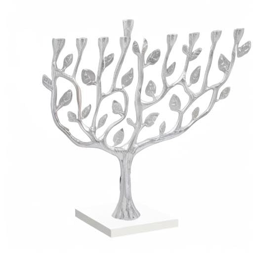 The Dreidel Company menorah en situation familiale ajoutant ambiance chaleureuse