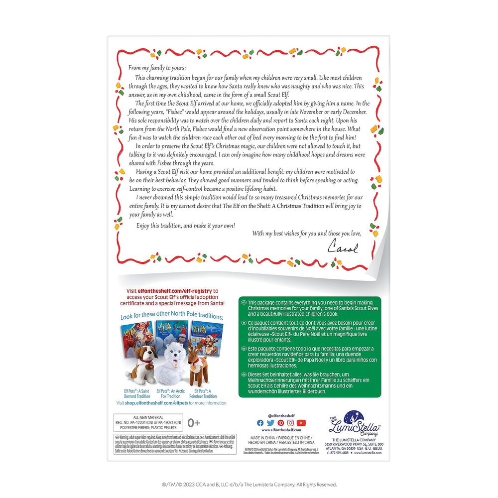 The Elf on the Shelf livre relié illustré inspirant idées et histoires de tradition