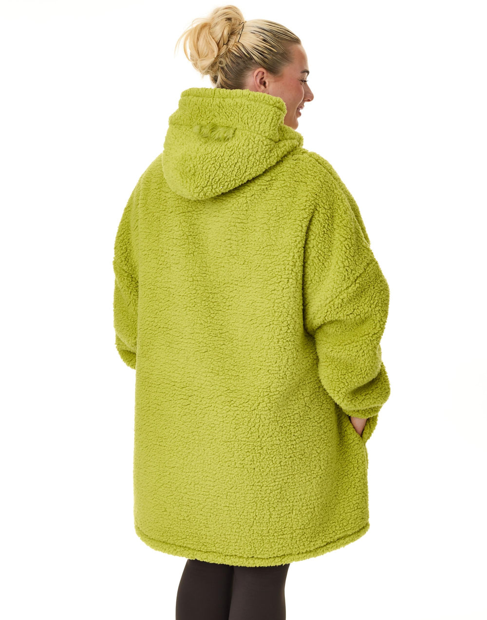 The Grinch texture sherpa douce illustrant chaleur et douceur