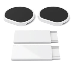 The Lazy Susan Revolution vue face avant du pack extension montrant rails et plateaux utiles