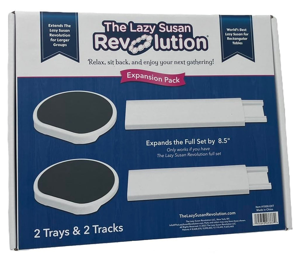 The Lazy Susan Revolution plateau en usage transportant plats chauds sans glisser