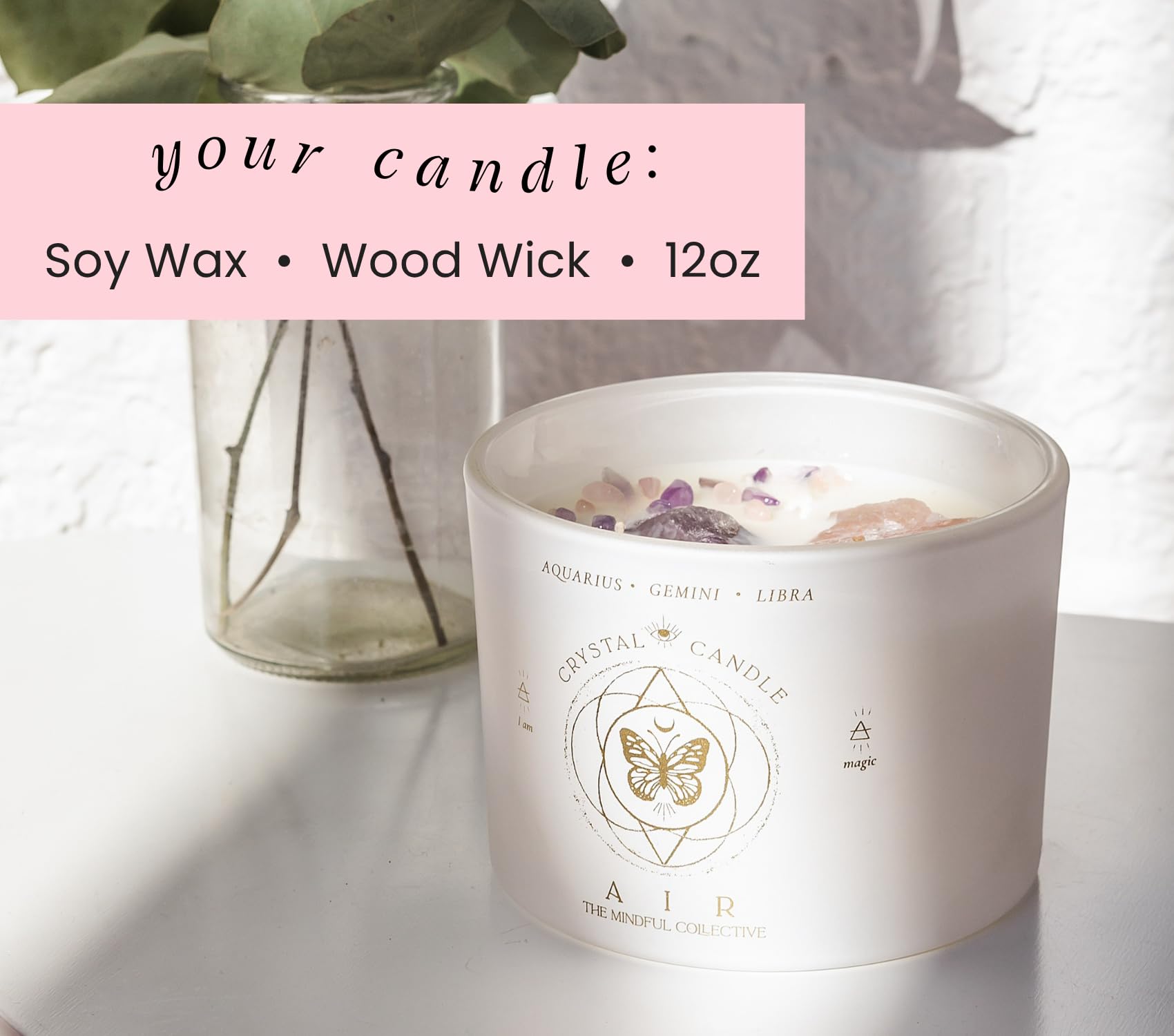 THE MINDFUL COLLECTIVE bougie utilisée pendant méditation crée ambiance concentrée