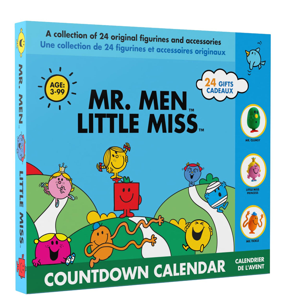 THE PURPLE COW ADVENT CALENDAR coffret face montrant 24 fenêtres et surprise festive
