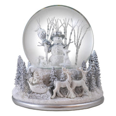 The San Francisco Music Box Company vue avant de la boule à neige pour décoration festive