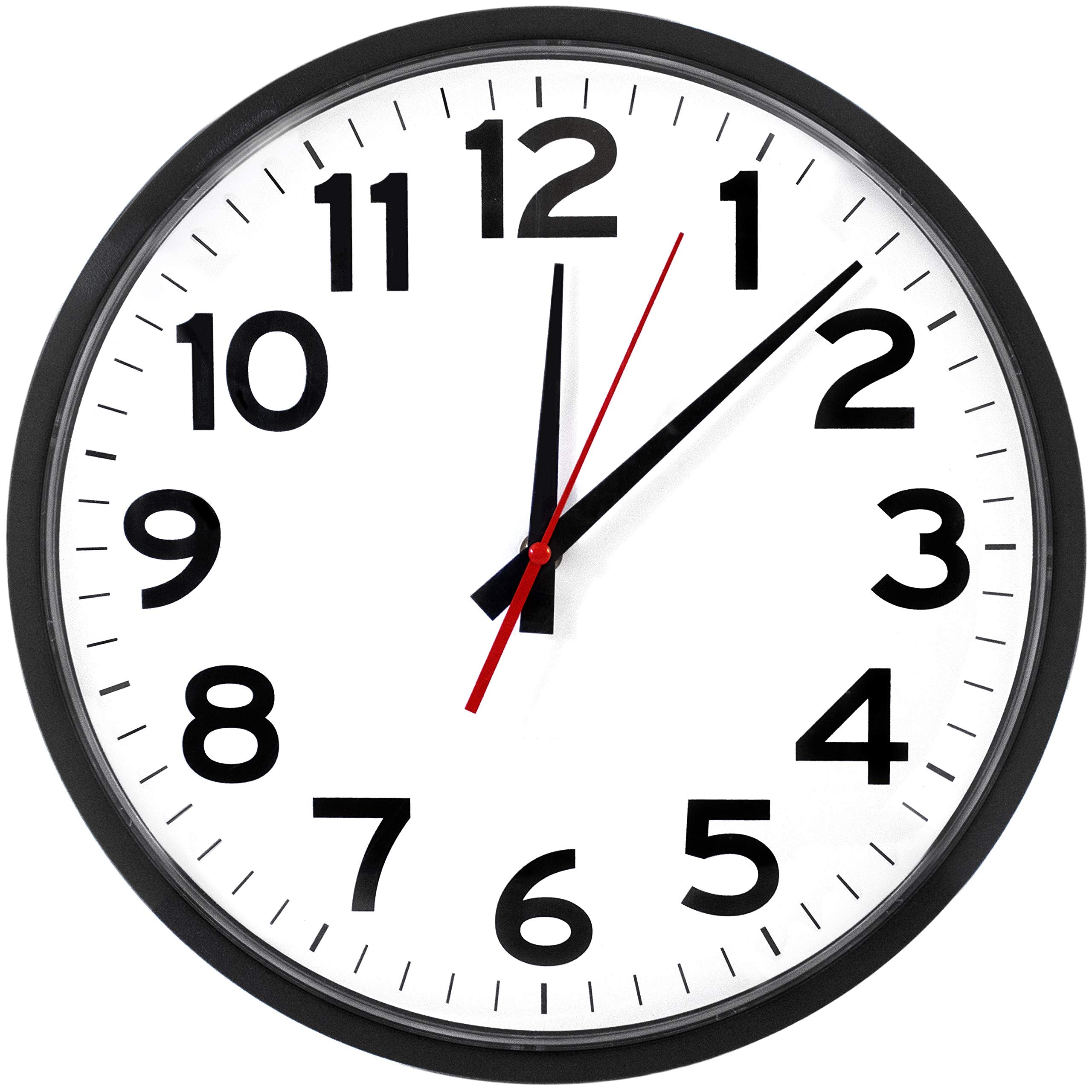 The Ultimate Wall Clock vue de face, lisibilité instantanée