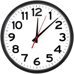 The Ultimate Wall Clock vue de face, lisibilité instantanée