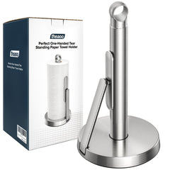 theaoo devant du porte-serviettes inox pour organisation pratique