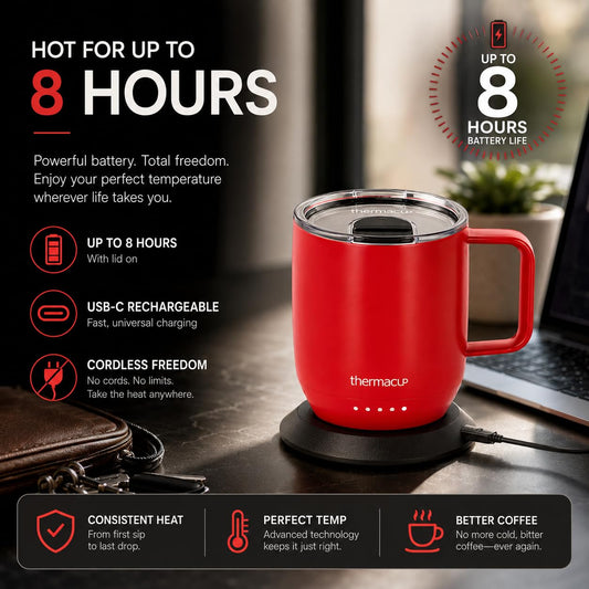 THERMACUP gros plan bec et texture montrant finition hygiénique