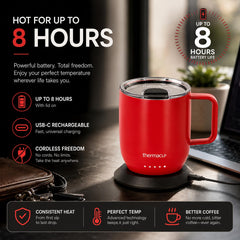 THERMACUP gros plan bec et texture montrant finition hygiénique