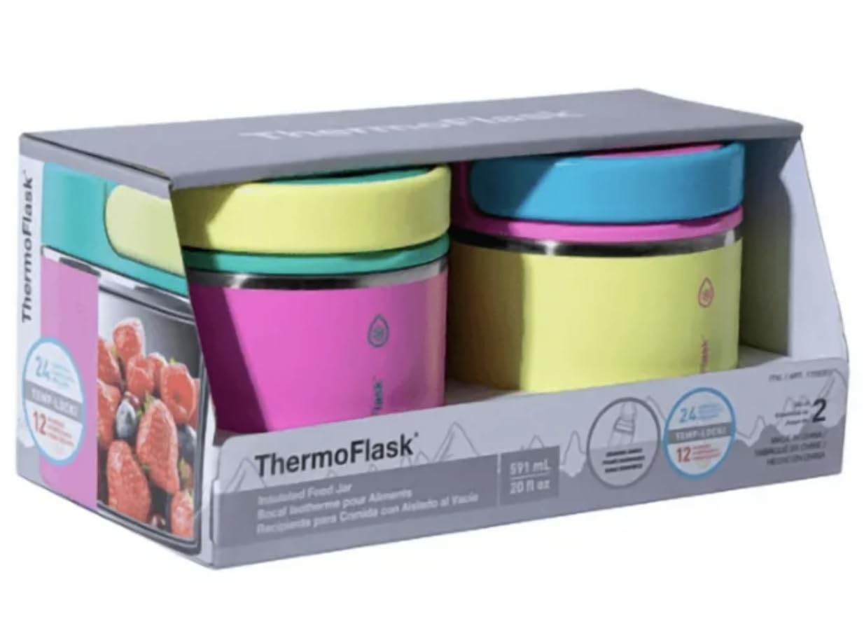 ThermoFlask bocal ouvert intérieur en acier 18/8 montrant l'isolation et la propreté