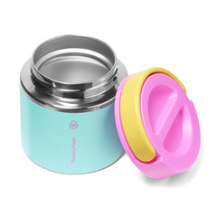 ThermoFlask pot ouvert montrant large ouverture pour remplir et nettoyer facilement