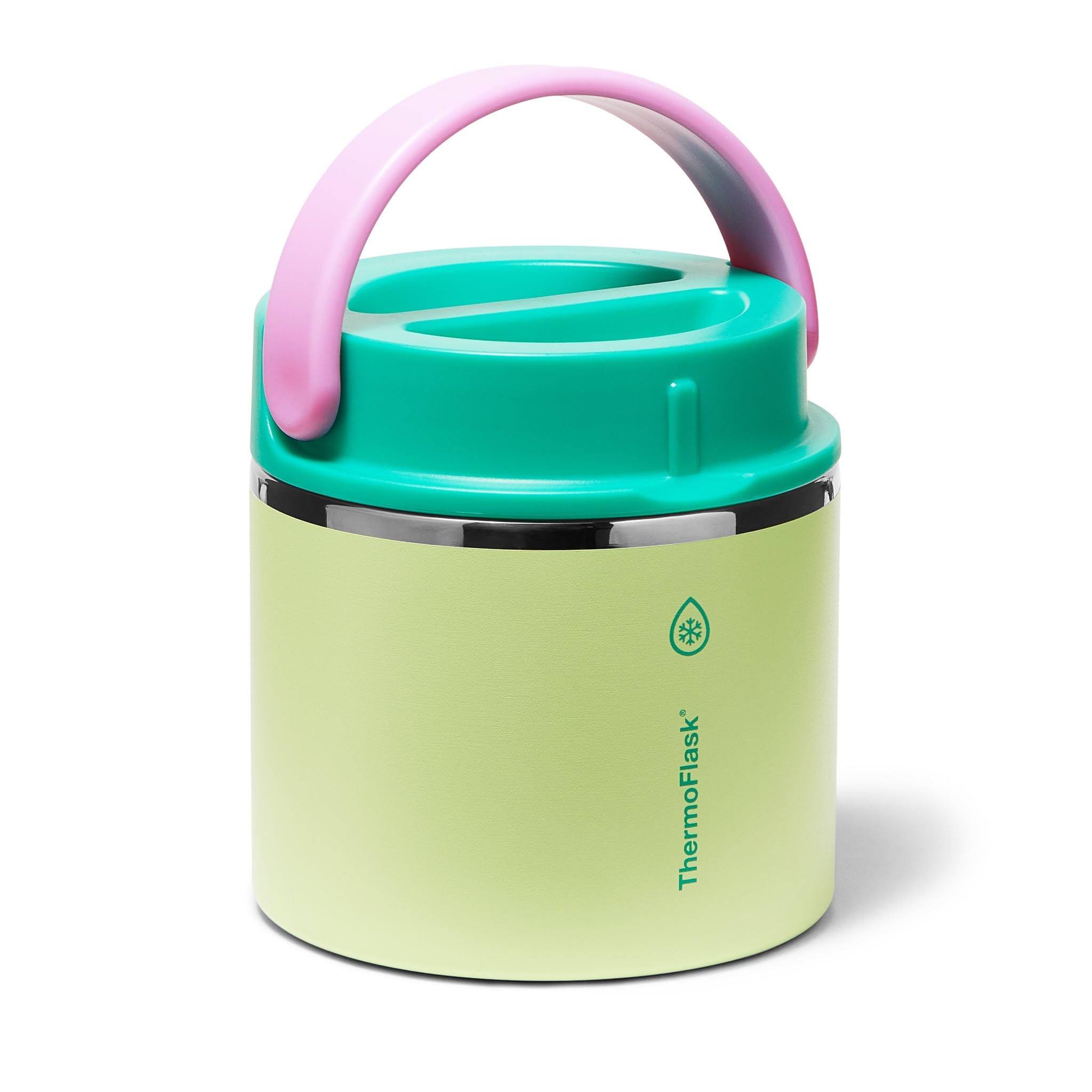 ThermoFlask gros plan acier inox 18/8 montrant durabilité et non-goût