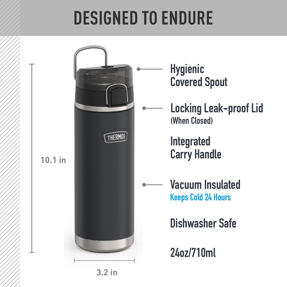 Thermos bec RAPIDRATE en gros plan pour un débit rapide et hygiénique